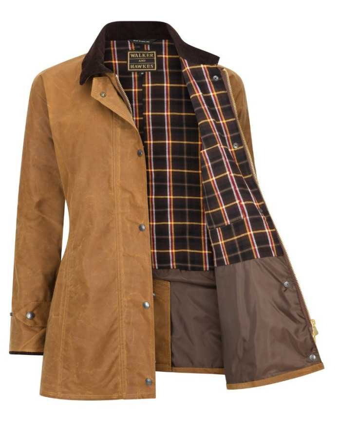 Victoria Ladies Wax Jacket Beige