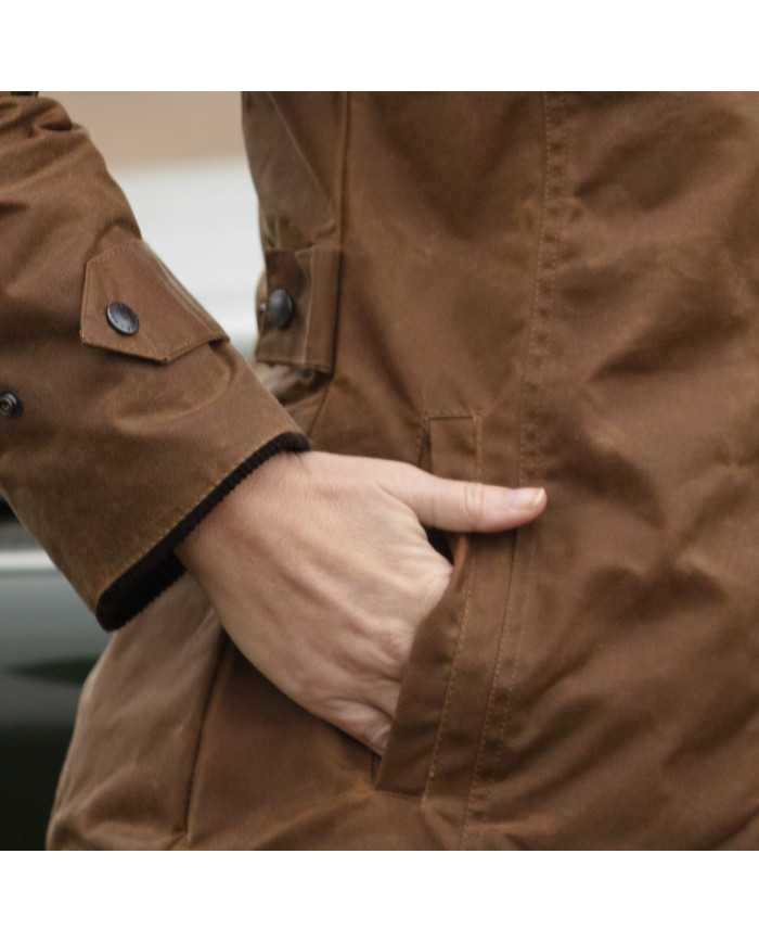 Victoria Ladies Wax Jacket Beige