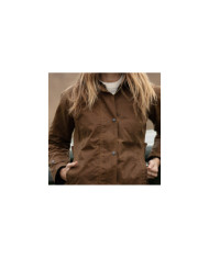 Victoria Ladies Wax Jacket Beige