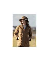 Victoria Ladies Wax Jacket Beige