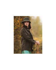 Victoria Ladies Wax Jacket Verde Oliva