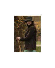 Victoria Ladies Wax Jacket Verde Oliva