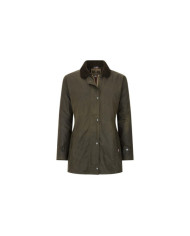 Victoria Ladies Wax Jacket Verde Oliva