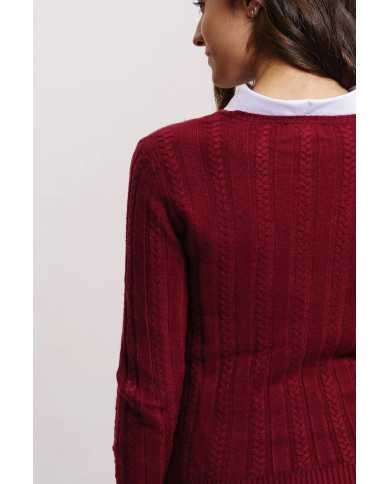 Jersey de Ochos Burdeos