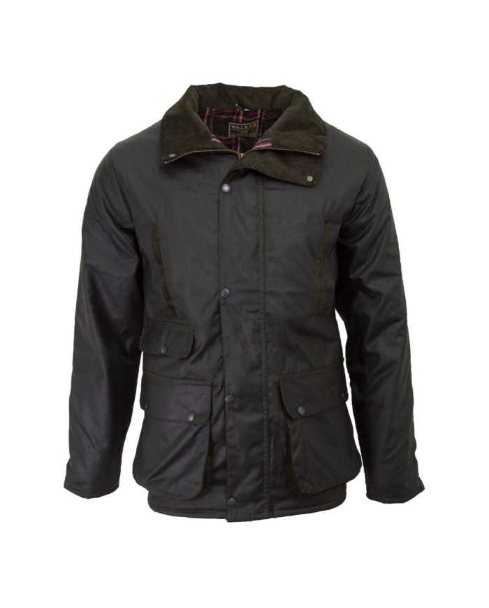 Wax Hawthorn Jacket Verde Oliva