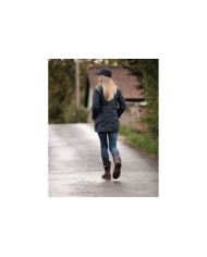 Victoria Ladies Wax Jacket Azul Marino