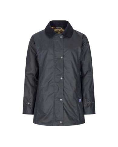 Victoria Ladies Wax Jacket Azul Marino