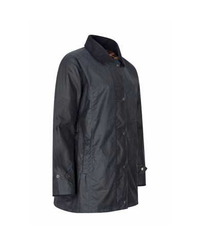 Victoria Ladies Wax Jacket Azul Marino
