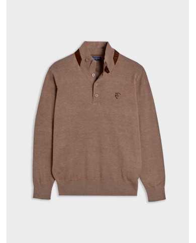 Jersey Melange Taupe