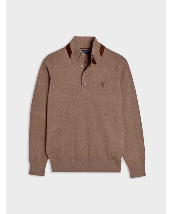 Jersey Melange Taupe