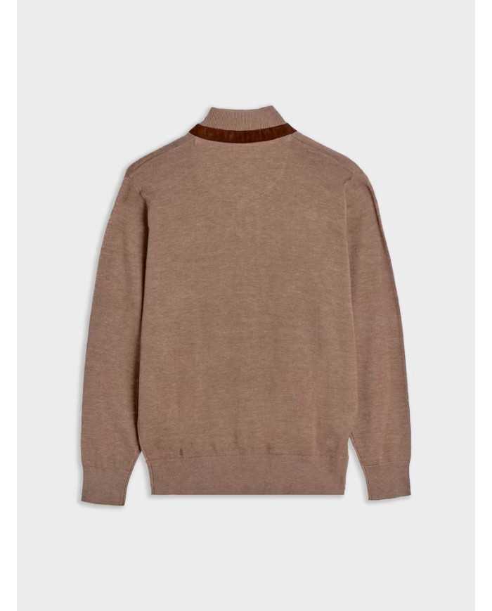 Jersey Melange Taupe