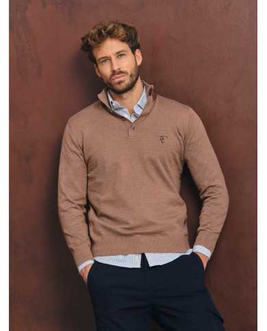 Jersey Melange Taupe