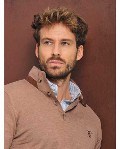 Jersey Melange Taupe