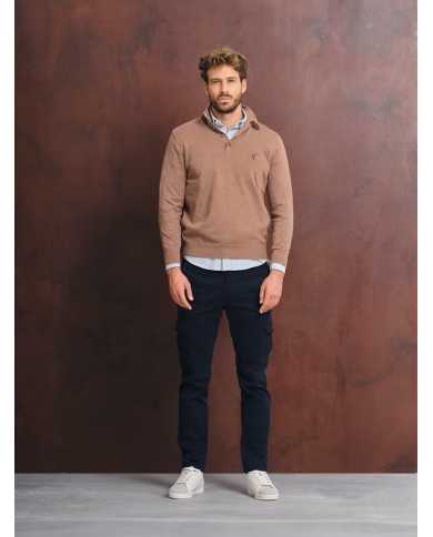 Jersey Melange Taupe