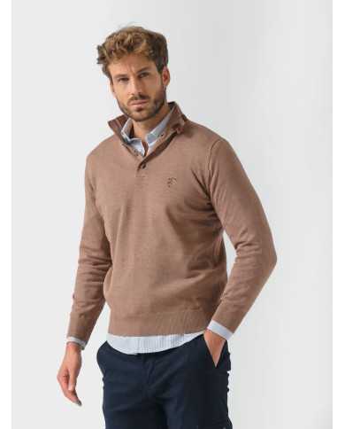 Jersey Melange Taupe