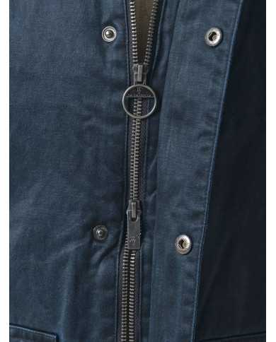 Chaleco efecto Wax Azul Marino