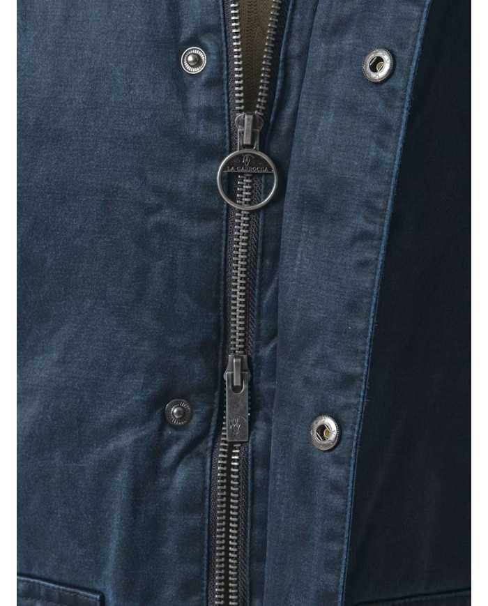 Chaleco efecto Wax Azul Marino