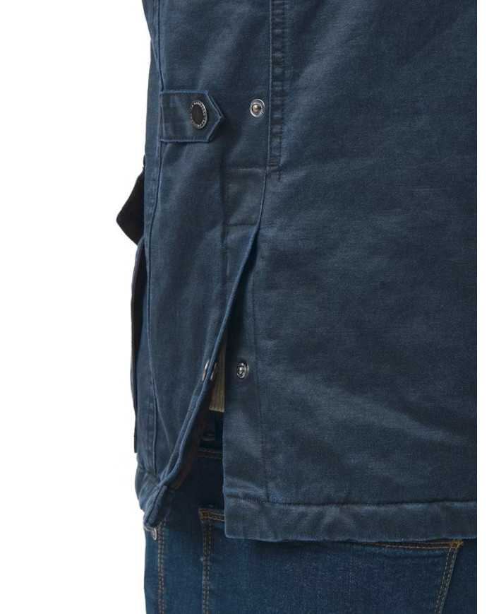 Chaleco efecto Wax Azul Marino