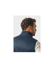 Chaleco efecto Wax Azul Marino