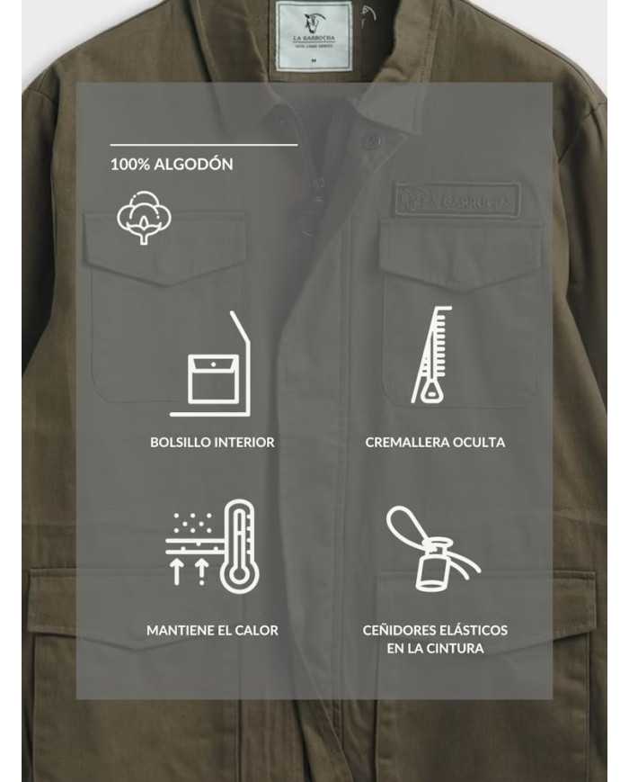 Sahariana Verde Caza