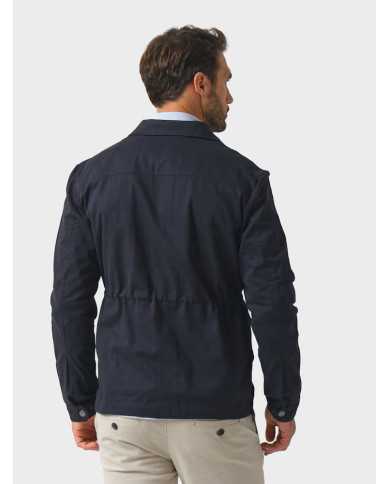 Sahariana Azul Marino