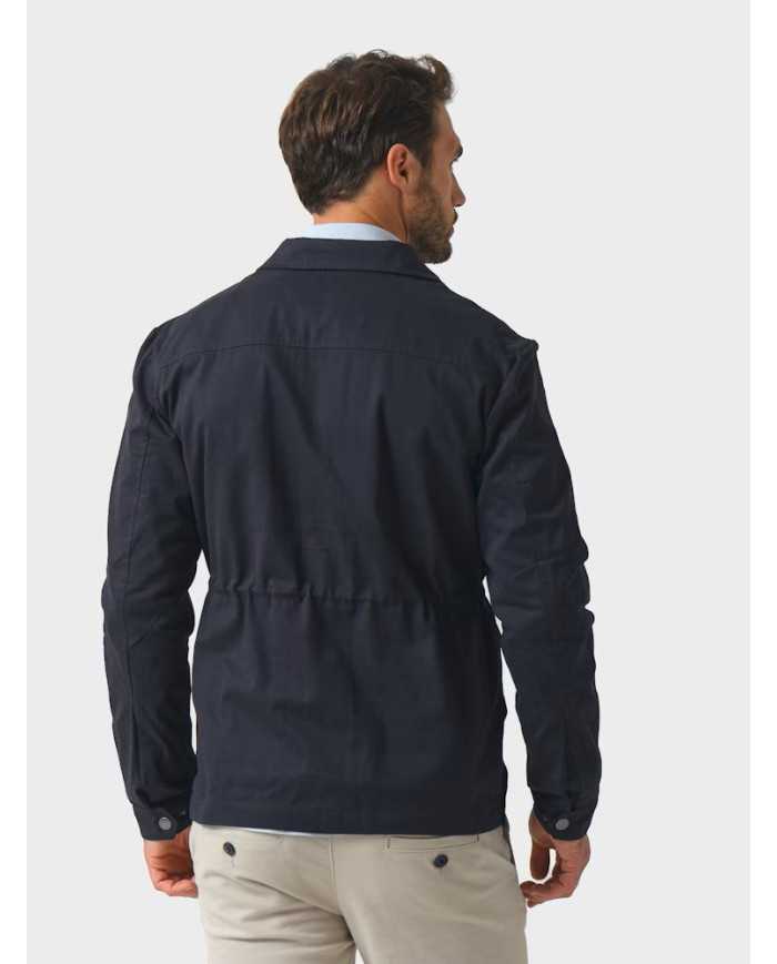 Sahariana Azul Marino