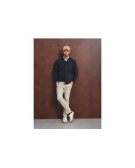 Sahariana Azul Marino