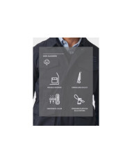 Sahariana Azul Marino