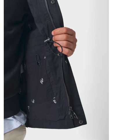 Sahariana Azul Marino