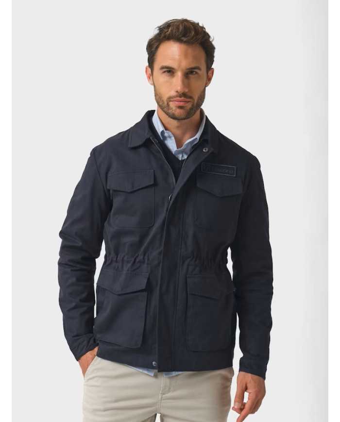 Sahariana Azul Marino