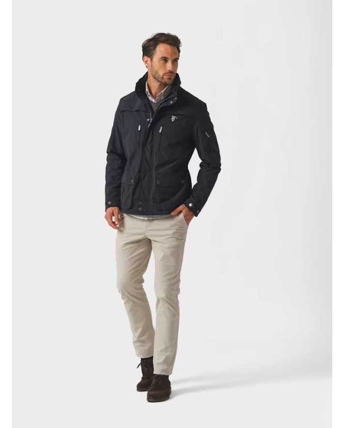 Parka Técnica Azul Marino