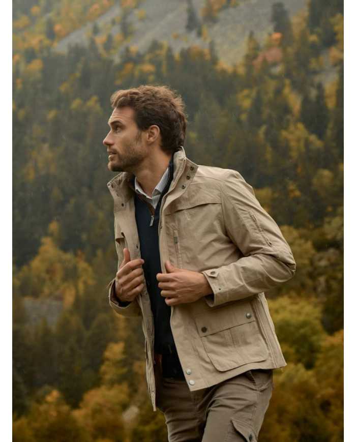 Parka Técnica Beige