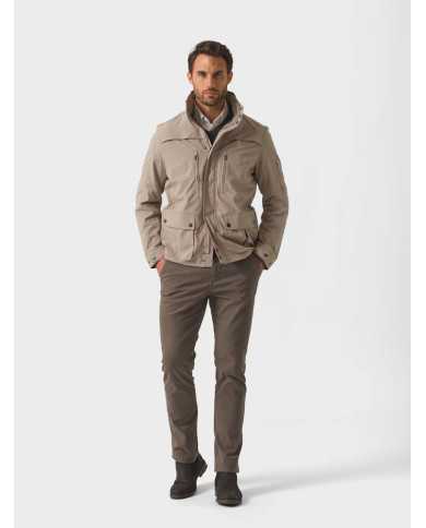 Parka Técnica Beige