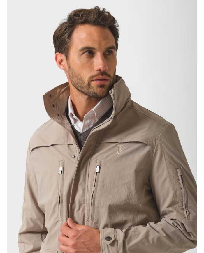 Parka Técnica Beige