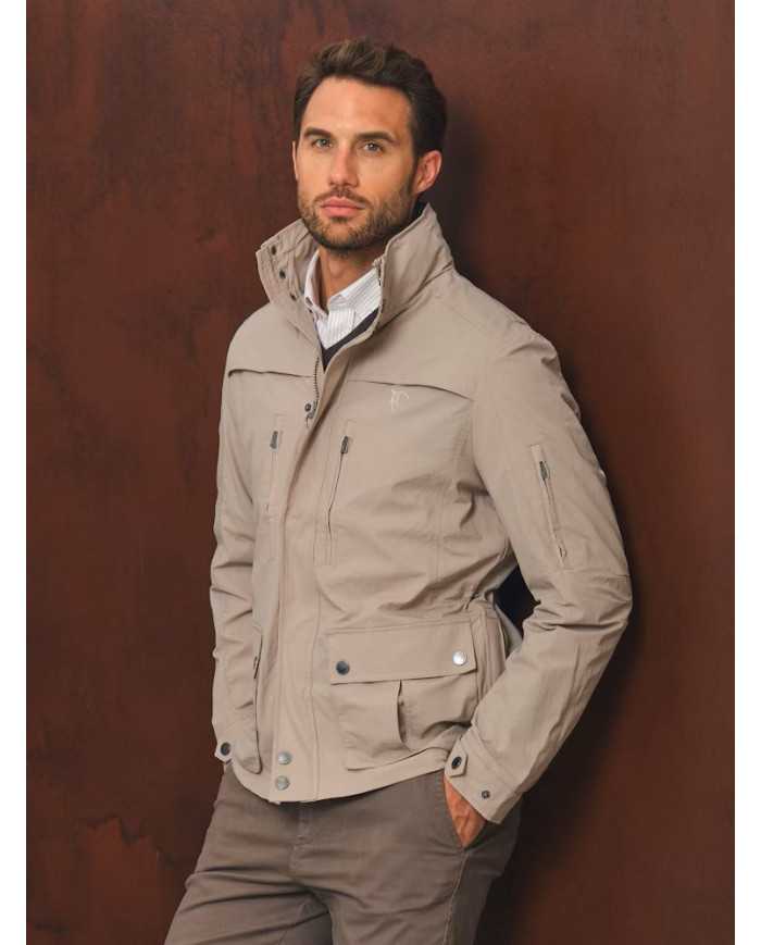 Parka Técnica Beige