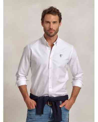 Camisa Oxford Blanco