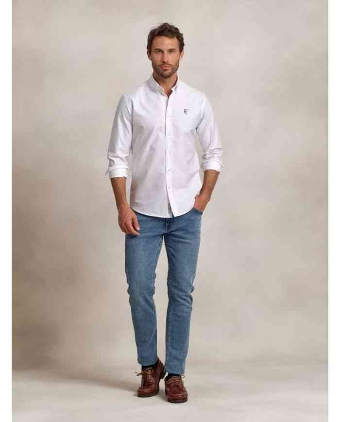 Camisa Oxford Blanco
