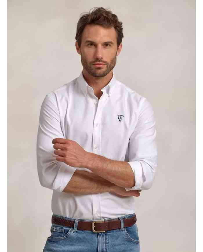 Camisa Oxford Blanco