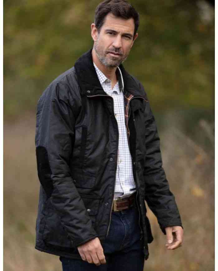 Wax Hawthorn Jacket Negro