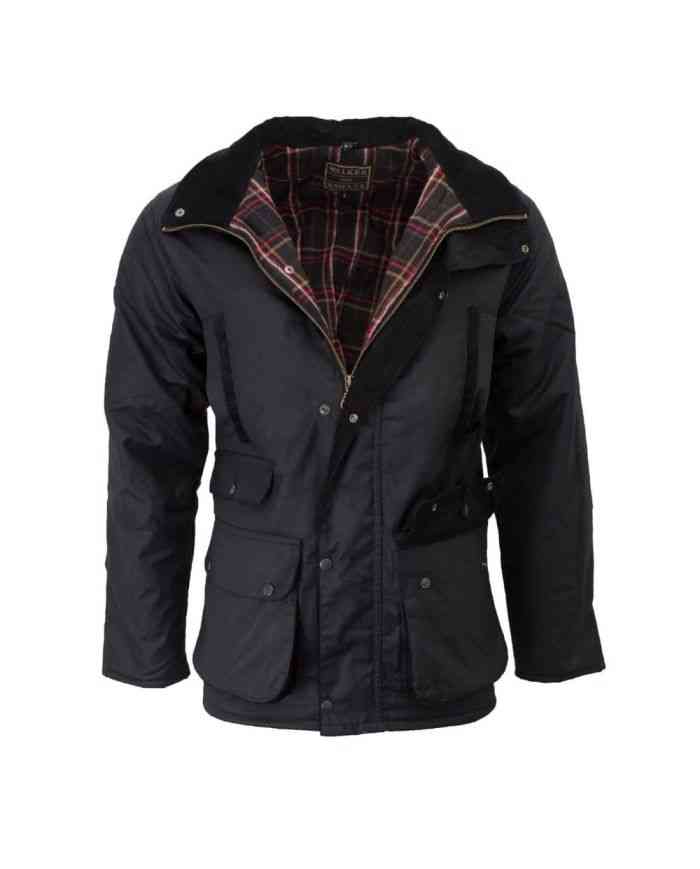 Wax Hawthorn Jacket Negro