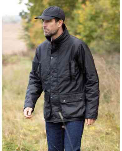 Wax Hawthorn Jacket Negro