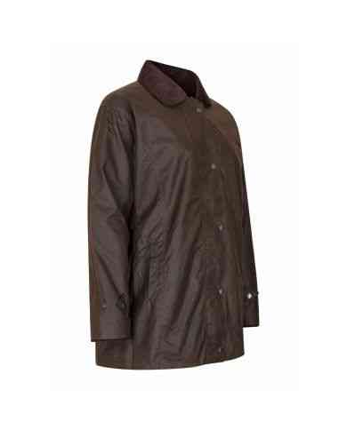 Victoria Ladies Wax Jacket Marrón