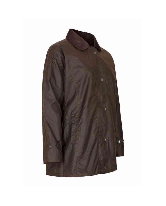 Victoria Ladies Wax Jacket Marrón