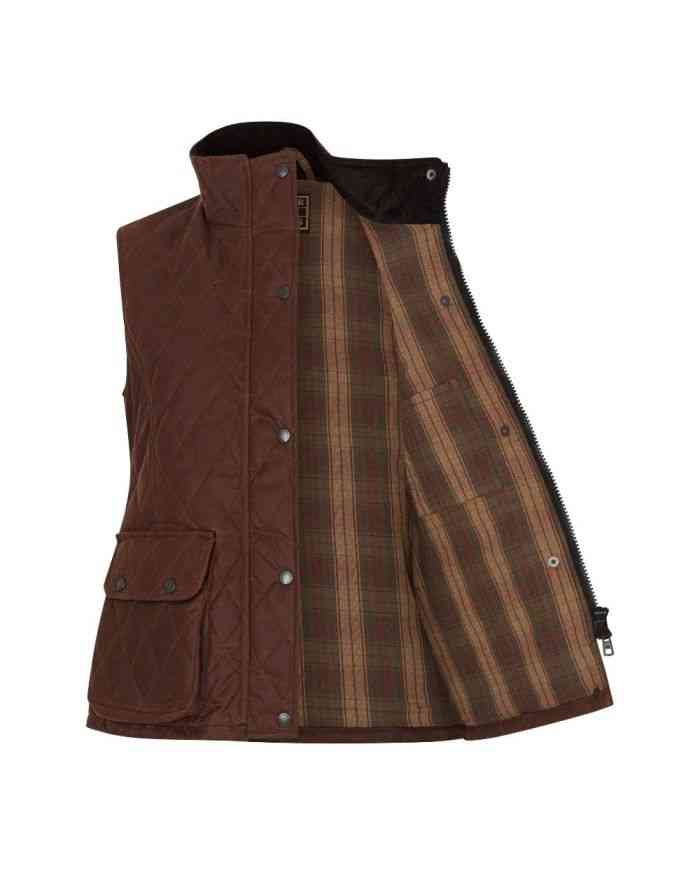 Chaleco Wax Haxby Chestnut Brown