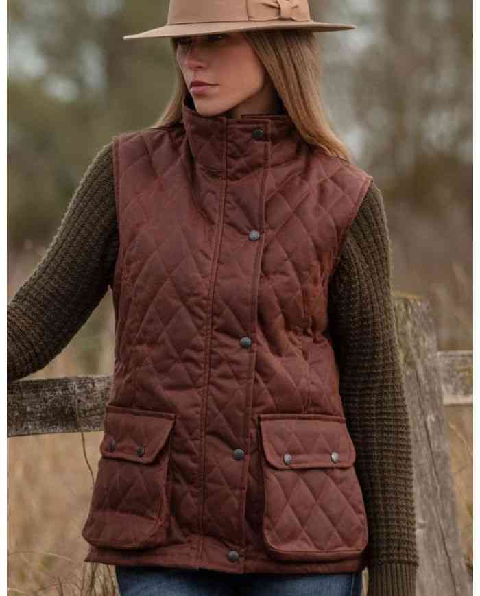 Chaleco Wax Haxby Chestnut Brown