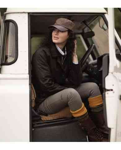 Victoria Ladies Wax Jacket Marrón