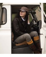 Victoria Ladies Wax Jacket Marrón