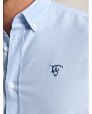 Camisa Oxford Celeste