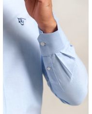 Camisa Oxford Celeste