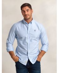 Camisa Oxford Celeste